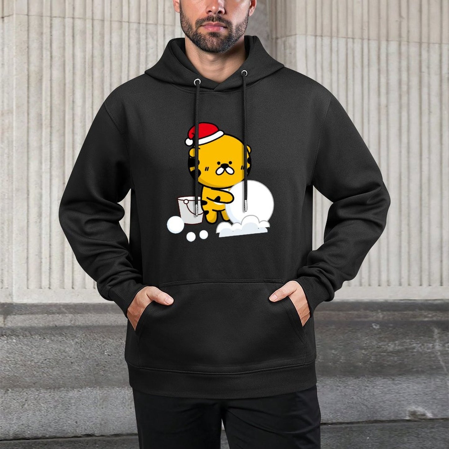 Outdoor Regular Front Graphic Hoodies