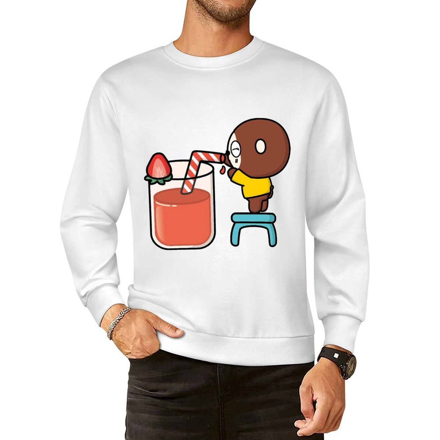 Front Patterned Long Sleeve TopEverydaySeries EverydayFit