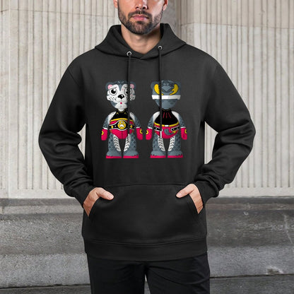 IPIB 250g Hooded Pocket Sweatshirt Front GraphicMen's Hooded  Sweatshirt6000145-4