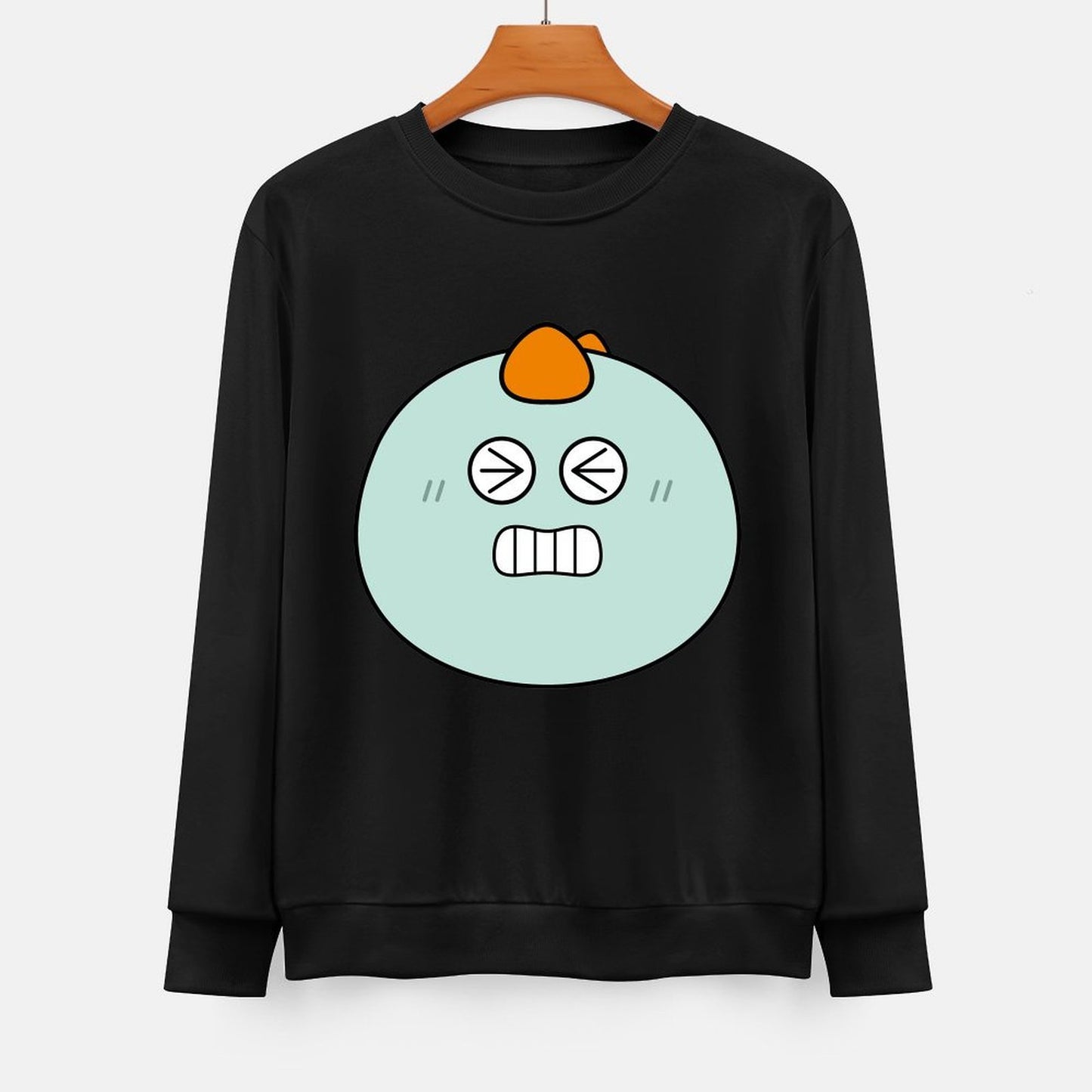  Front Patterned Long Sleeve TopSimple EverydayFit