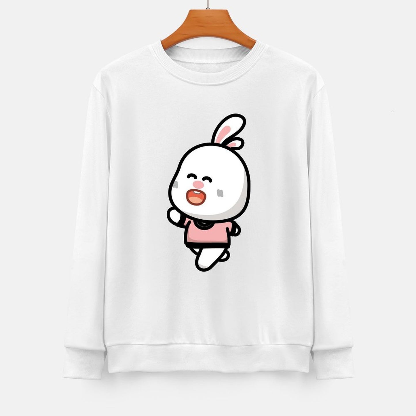 Front Patterned Long Sleeve TopFresh Vibrant Colors