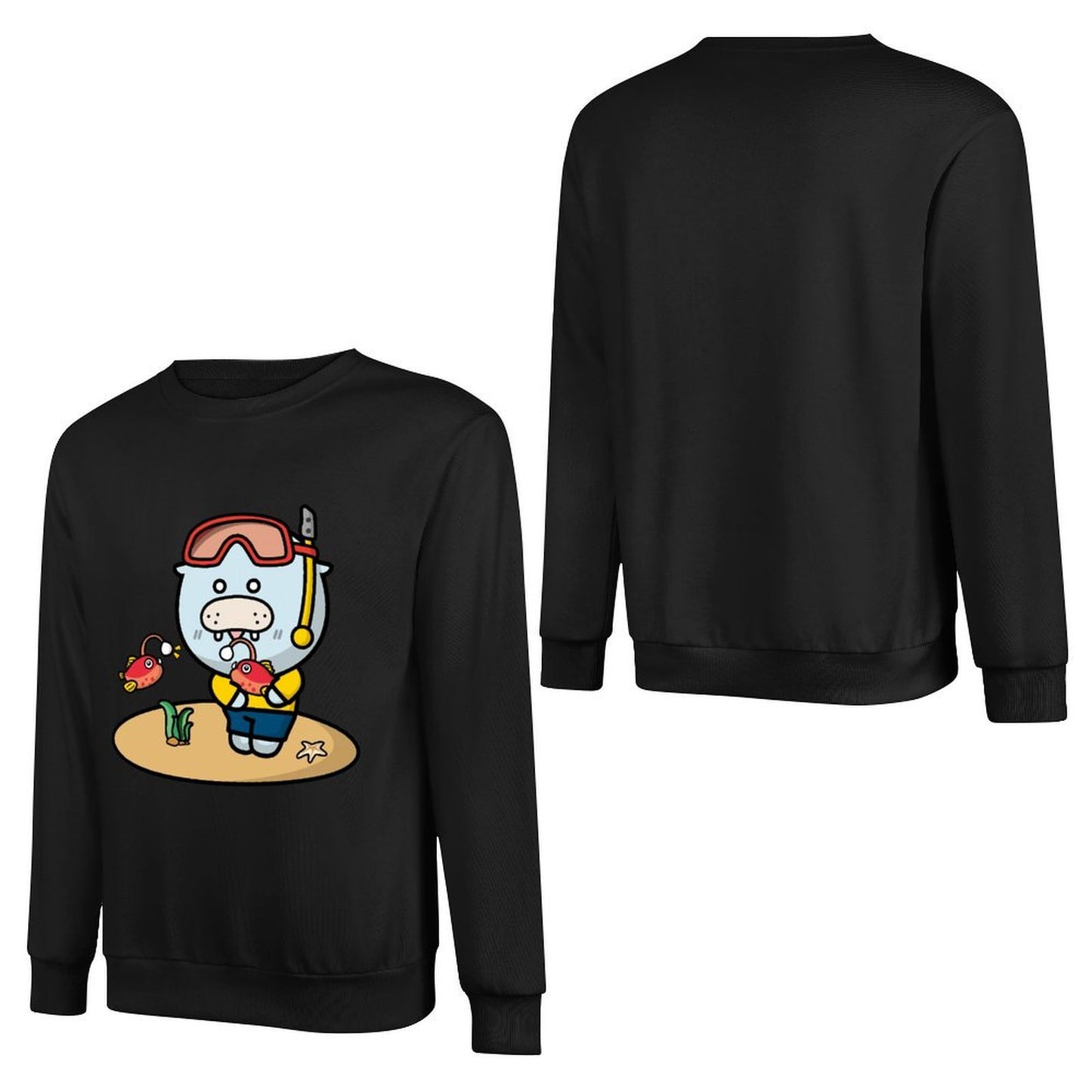 Front Patterned Long Sleeve Top Studio YearRound