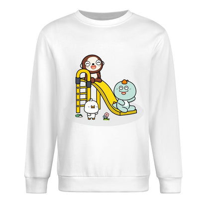 Front Patterned Long Sleeve TopRefined TimelessComfort