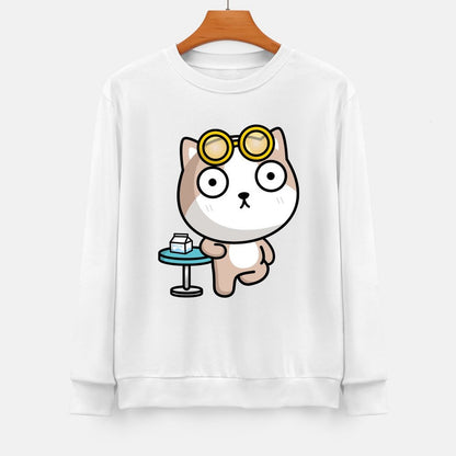 Front Patterned Long Sleeve TopAllSeason SoftTouch