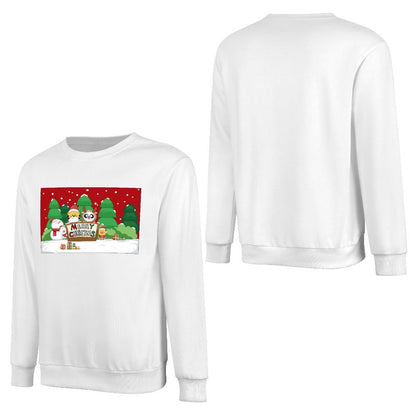 Front Patterned Long Sleeve TopSleek Casual