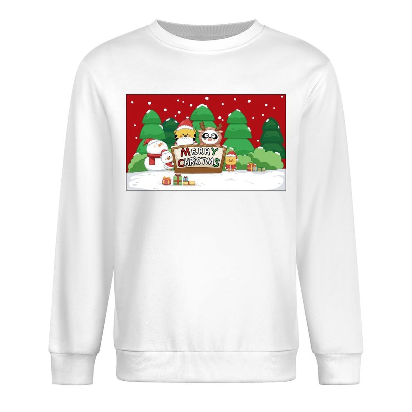 Front Patterned Long Sleeve TopSleek Casual