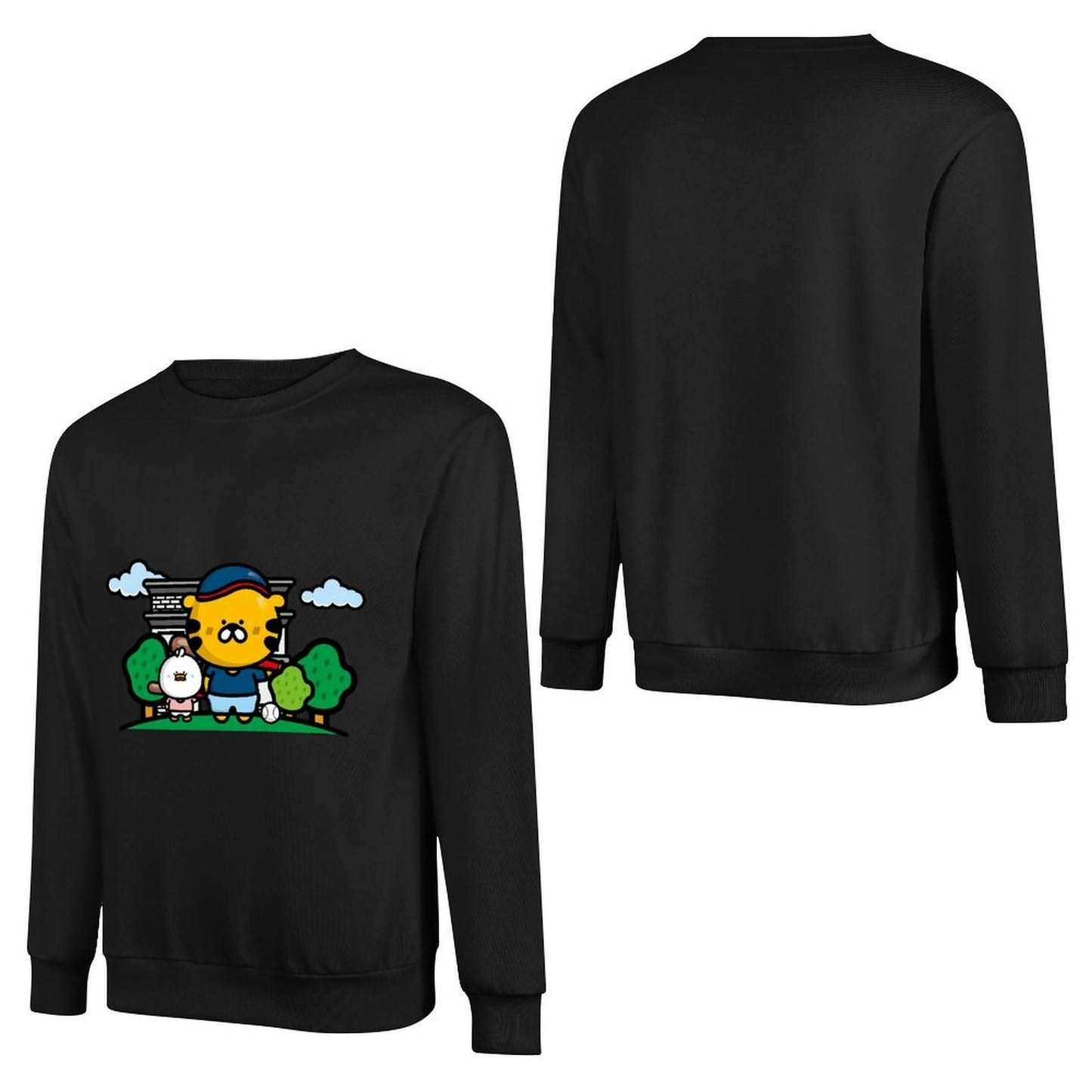 IPBR 250g Crew Neck Long Sleeve Sweatshirt Front GraphicCrew Neck Long Sleeve Sweatshirt4001221