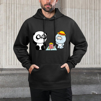 Printing Clean Front Graphic Hoodies