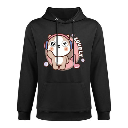 EssentialFit Easy-Care Front Graphic Hoodies