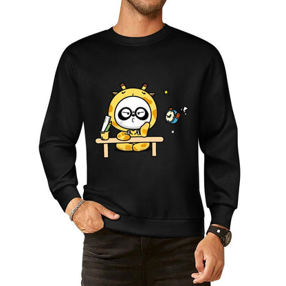 Front Patterned Long Sleeve TopNeutral Crisp Print