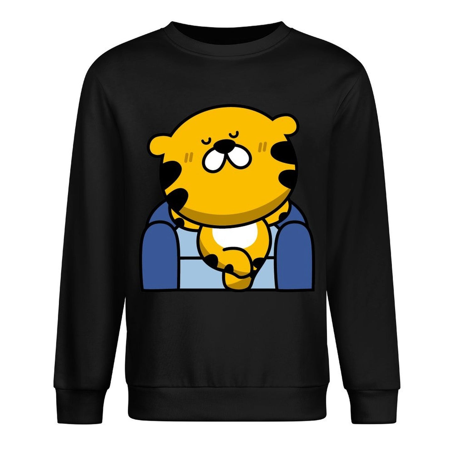 Front Patterned Long Sleeve TopSmoothWear Casual