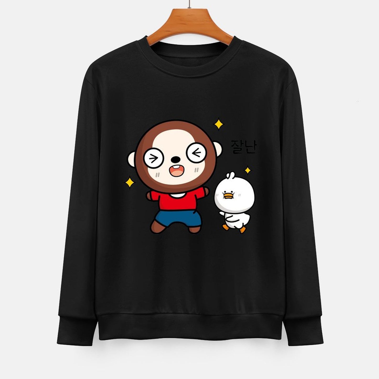  Front Patterned Long Sleeve TopEasyStyle Promotional