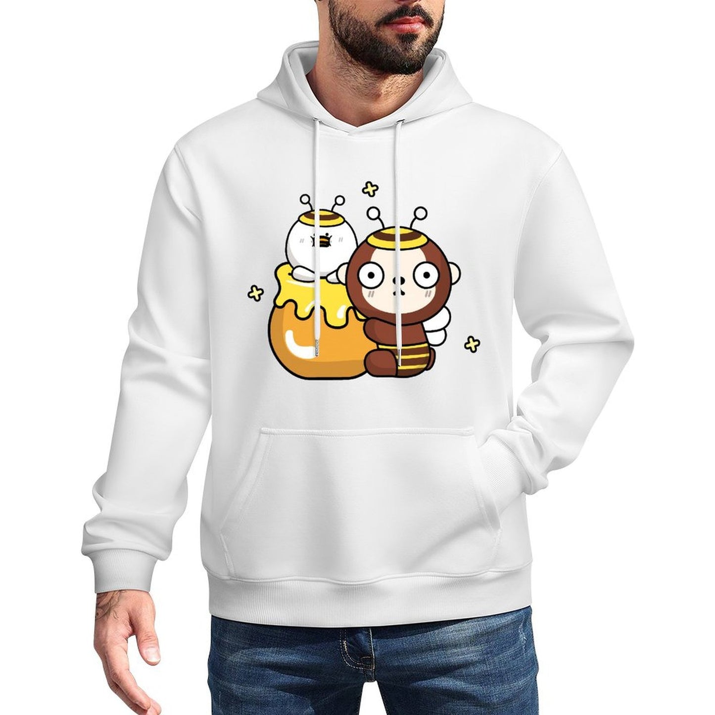 IPBR 250g Hooded Pocket Sweatshirt Front GraphicMen's Hooded  Sweatshirt4000013