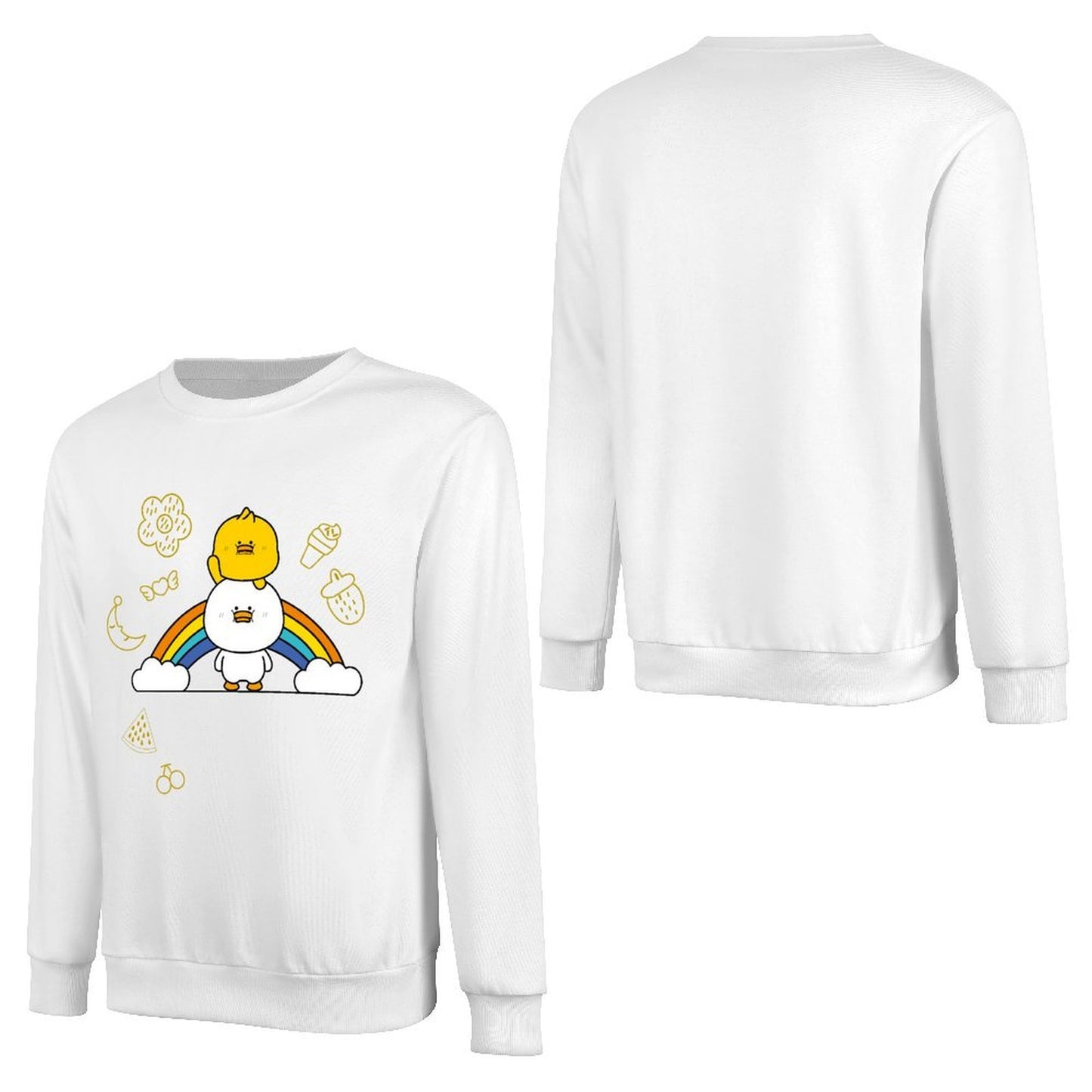 Front Patterned Long Sleeve TopMoisture-Wicking EasyStyle