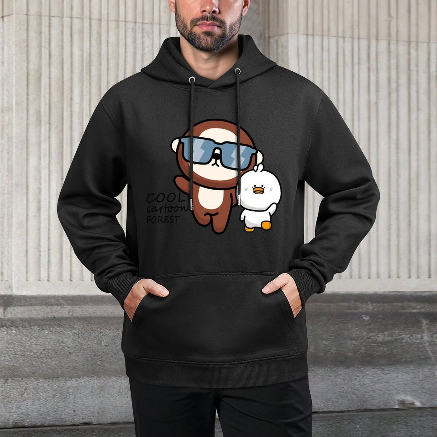 Front Graphic HoodiesHeritage Solid