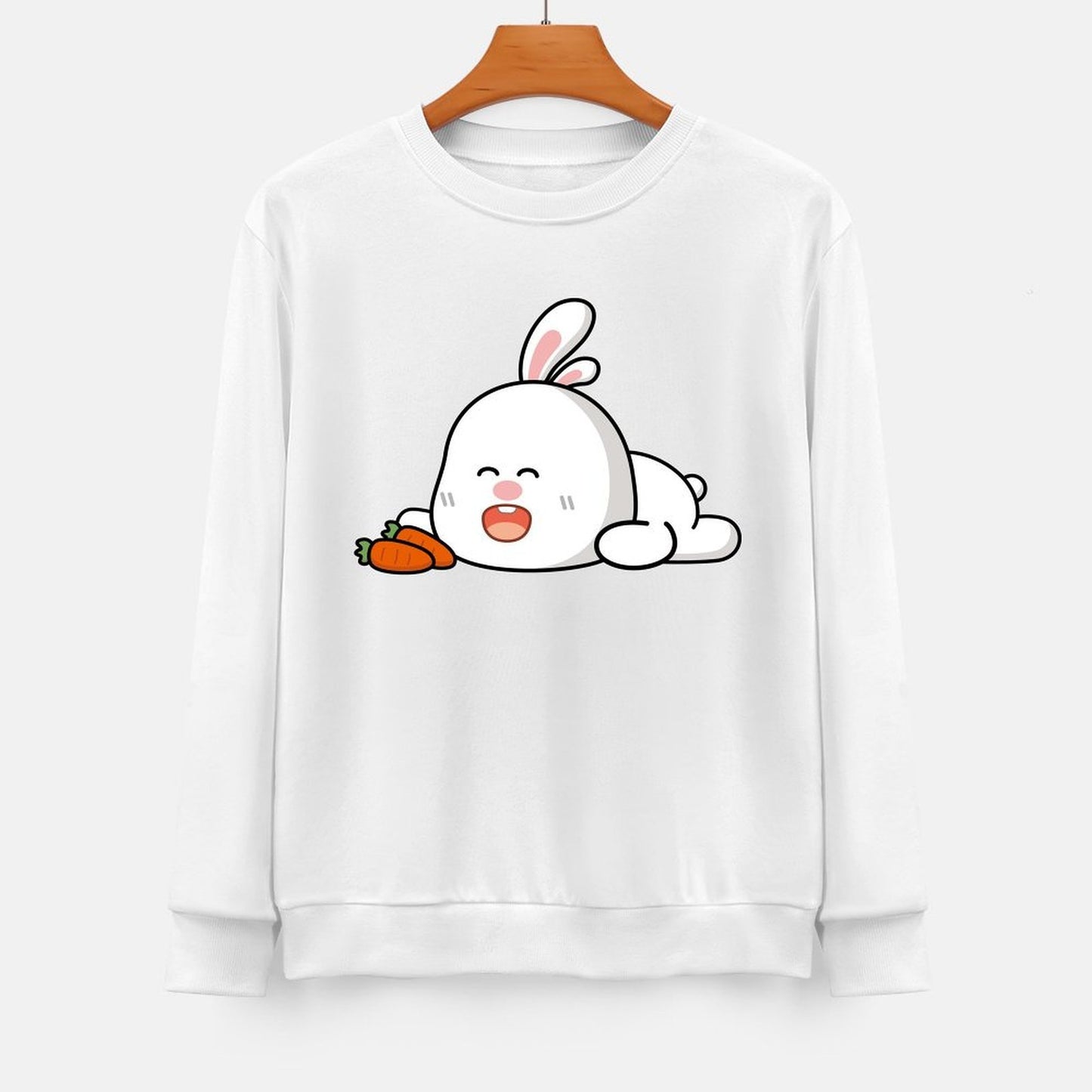 Front Patterned Long Sleeve TopPlain AllDay