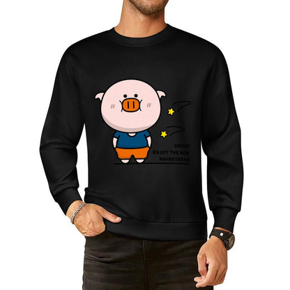 Front Patterned Long Sleeve TopSimpleFit Minimalist