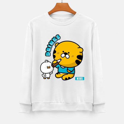 Front Patterned Long Sleeve TopSimpleFit Daily