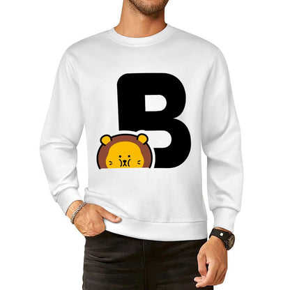 Front Patterned Long Sleeve TopModernFit ActiveStyle