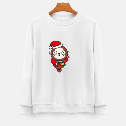 Front Patterned Long Sleeve TopEco / Sustainable Crew Neck