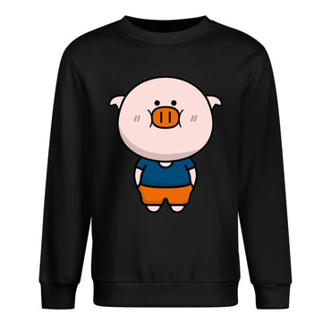 Front Patterned Long Sleeve TopLifestyleLine LooseFit