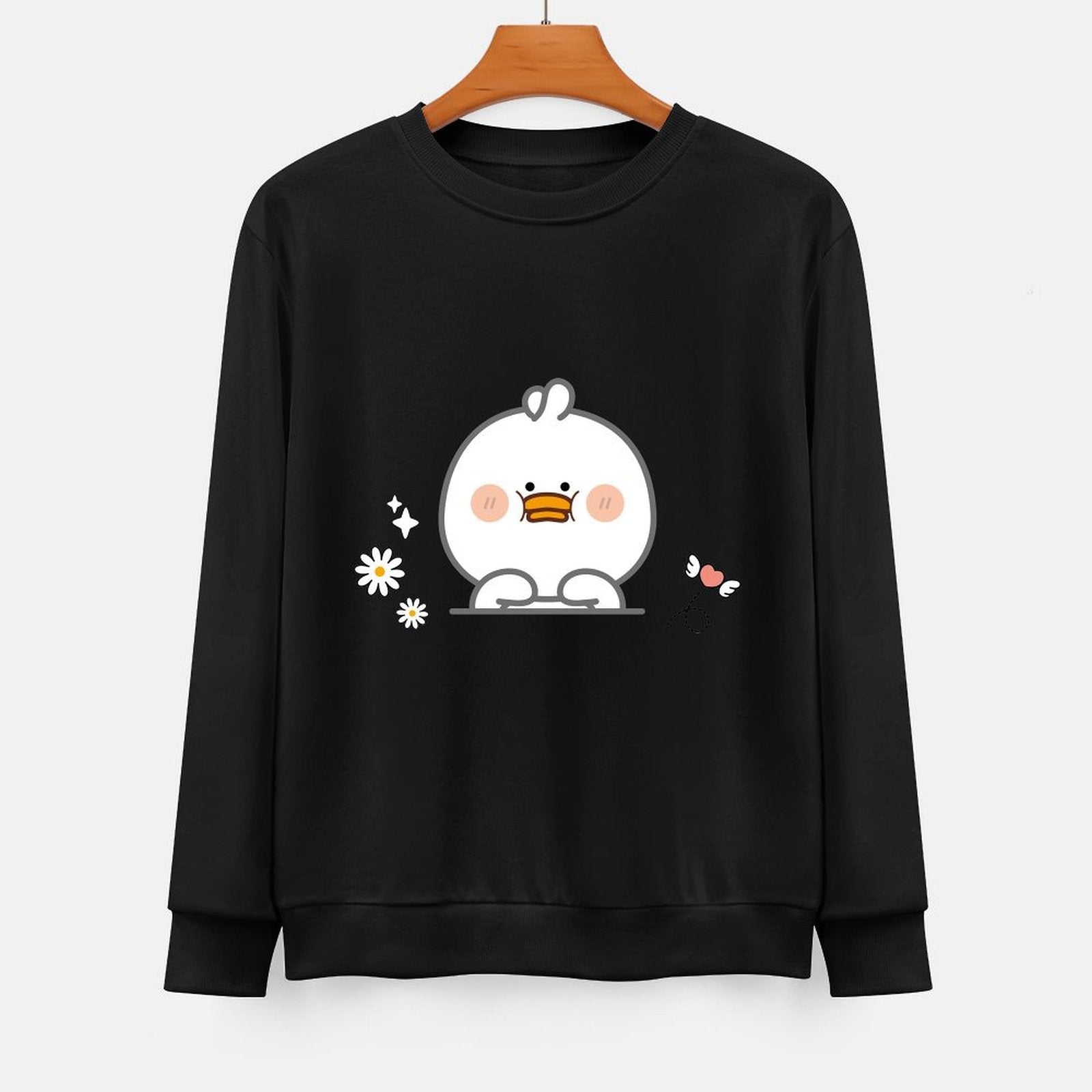  Front Patterned Long Sleeve TopPureStyle Eco / Sustainable