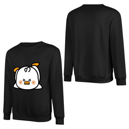 Front Patterned Long Sleeve TopClean Edges Solid