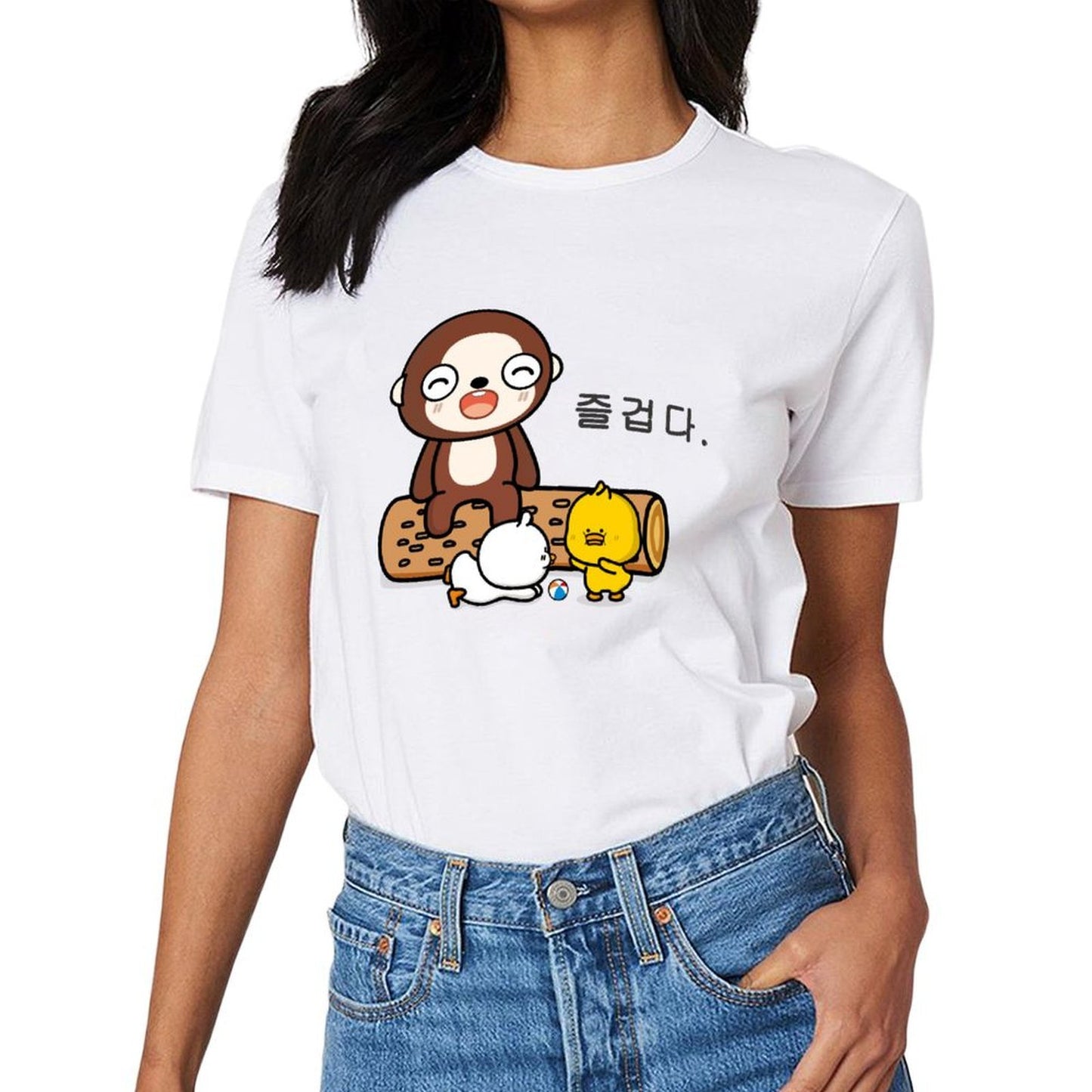 Basic Promotional Front Graphic T-shirt