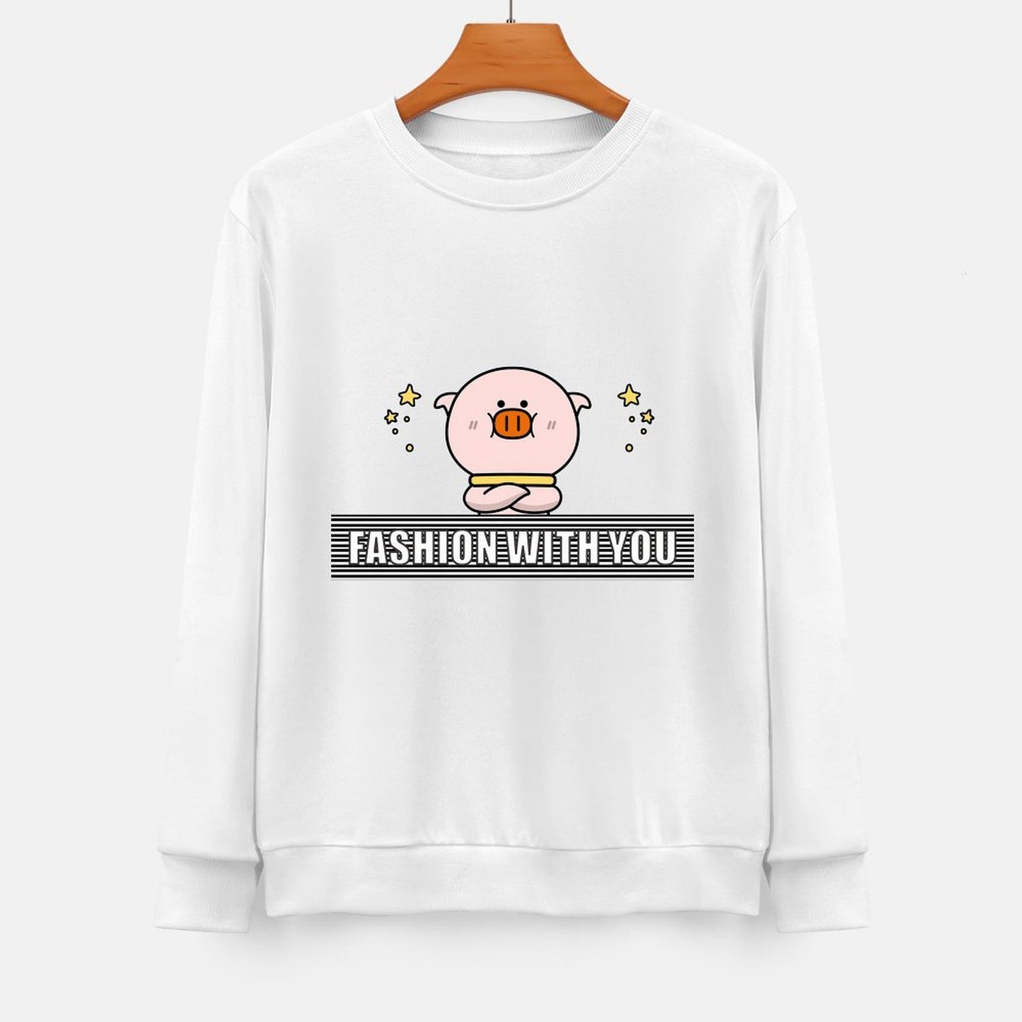 Front Patterned Long Sleeve TopEco-Conscious Eco / Sustainable