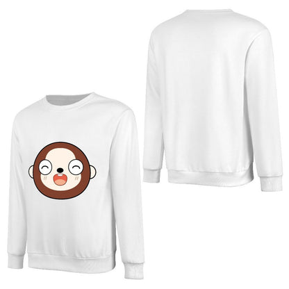 Front Patterned Long Sleeve TopHigh-Quality Slim Fit