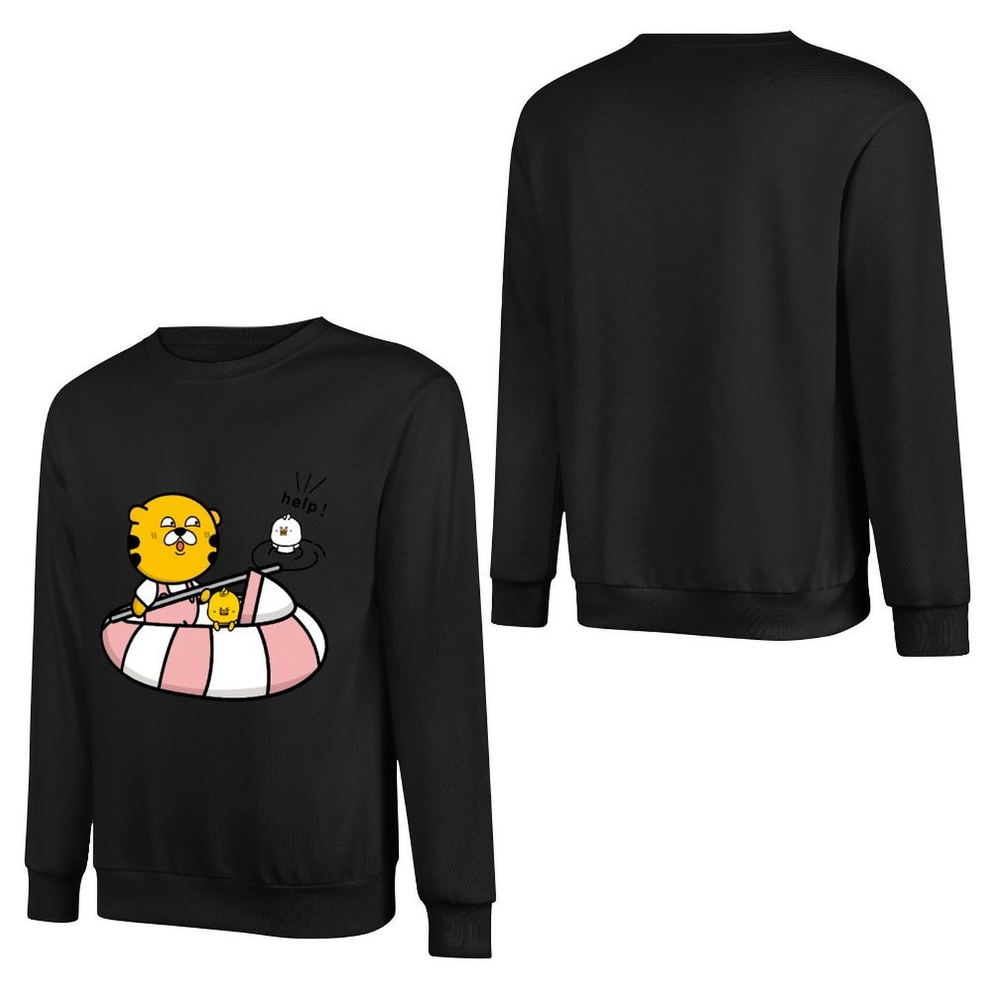 IPBR 250g Crew Neck Long Sleeve Sweatshirt Front GraphicCrew Neck Long Sleeve Sweatshirt4001525