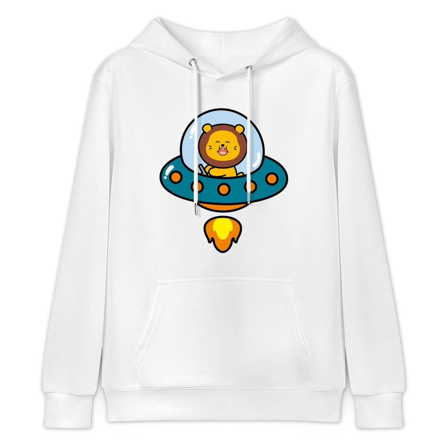 Cotton Classic Fit Front Graphic Hoodies