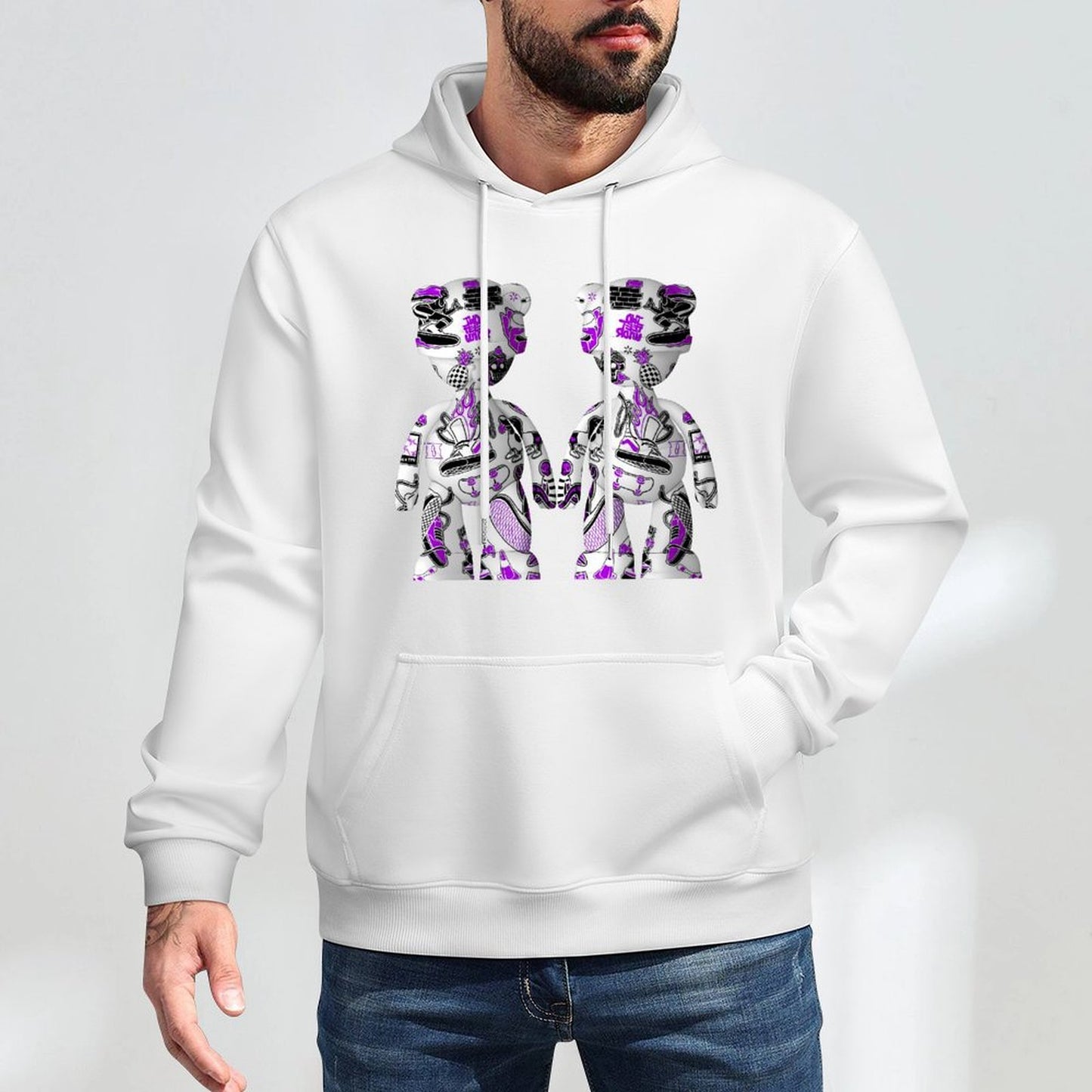 Hoodie Front PatternNatural Smooth Feel