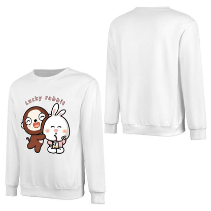 Front Patterned Long Sleeve TopIndoor Soft-Touch