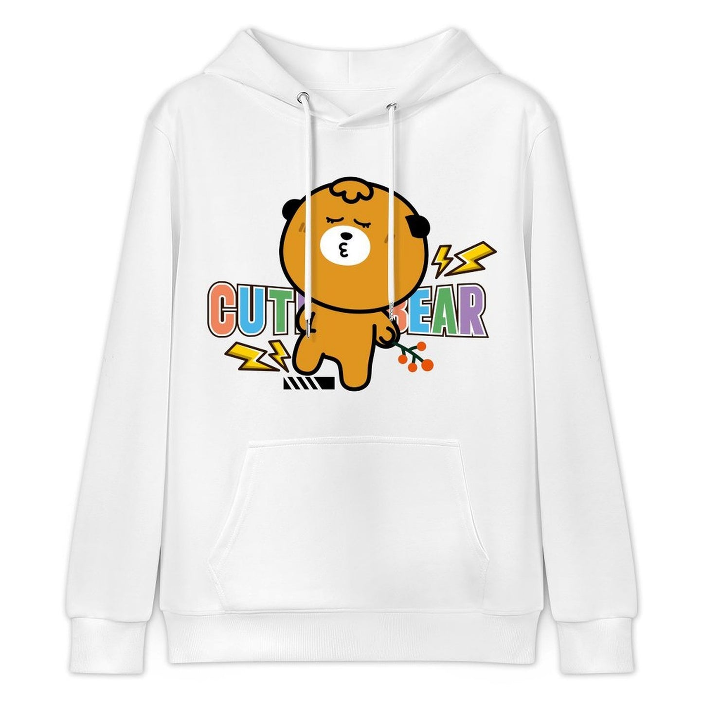 Front Graphic HoodiesCrew Neck Vintage