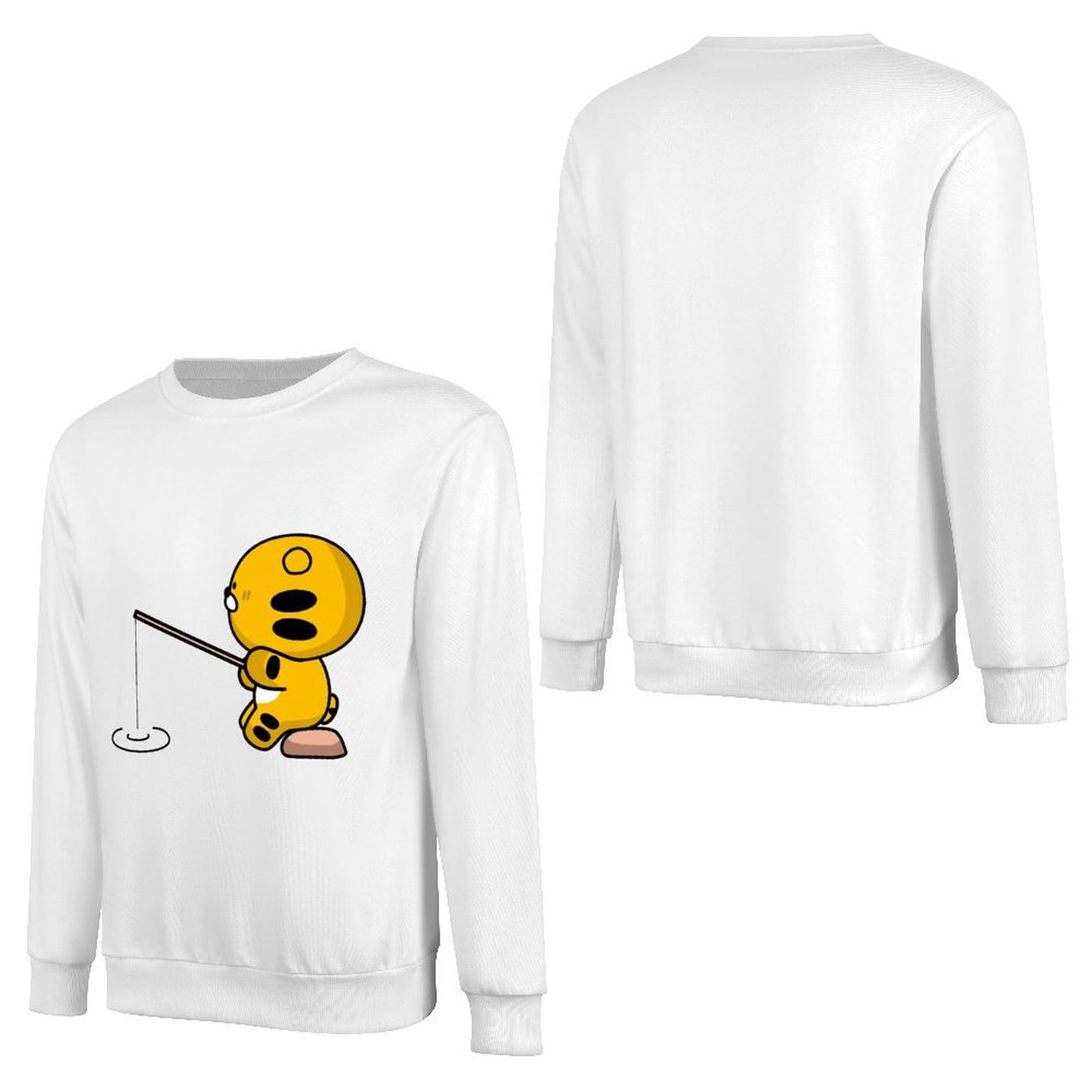 Front Patterned Long Sleeve TopPrinting Timeless