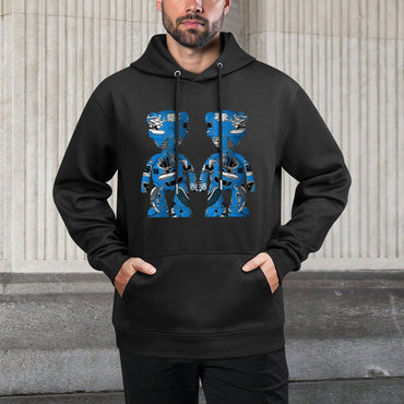 IPIB 250g Hooded Pocket Sweatshirt Front GraphicMen's Hooded  Sweatshirt6000084-2