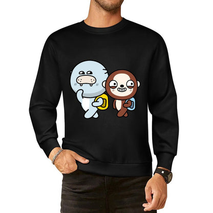 Front Patterned Long Sleeve TopClassicLine On-Demand