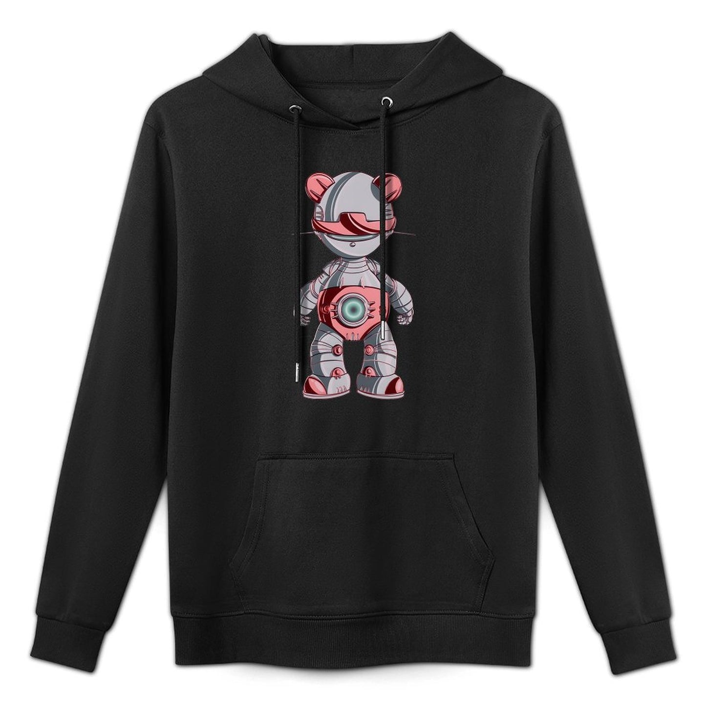 Hoodie Front PatternSolid Sleek