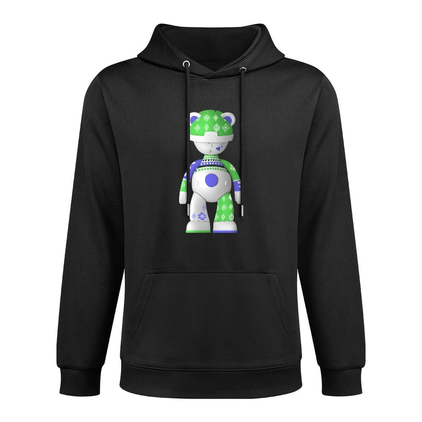 IPIB 250g Hooded Pocket Sweatshirt Front GraphicMen's Hooded  Sweatshirt6000106-1