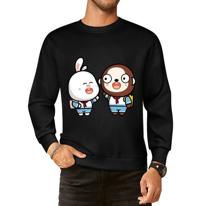 Front Patterned Long Sleeve TopSlim Fit Design-Your-Own