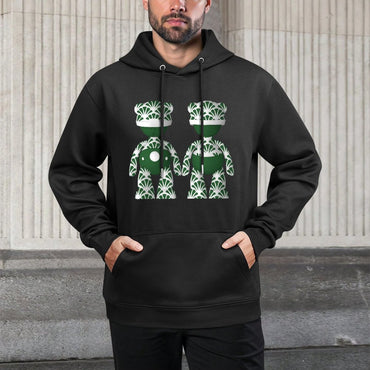 IPIB 250g Hooded Pocket Sweatshirt Front GraphicMen's Hooded  Sweatshirt6000096-2