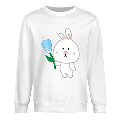 Front Patterned Long Sleeve TopColorfast Pocket Tee