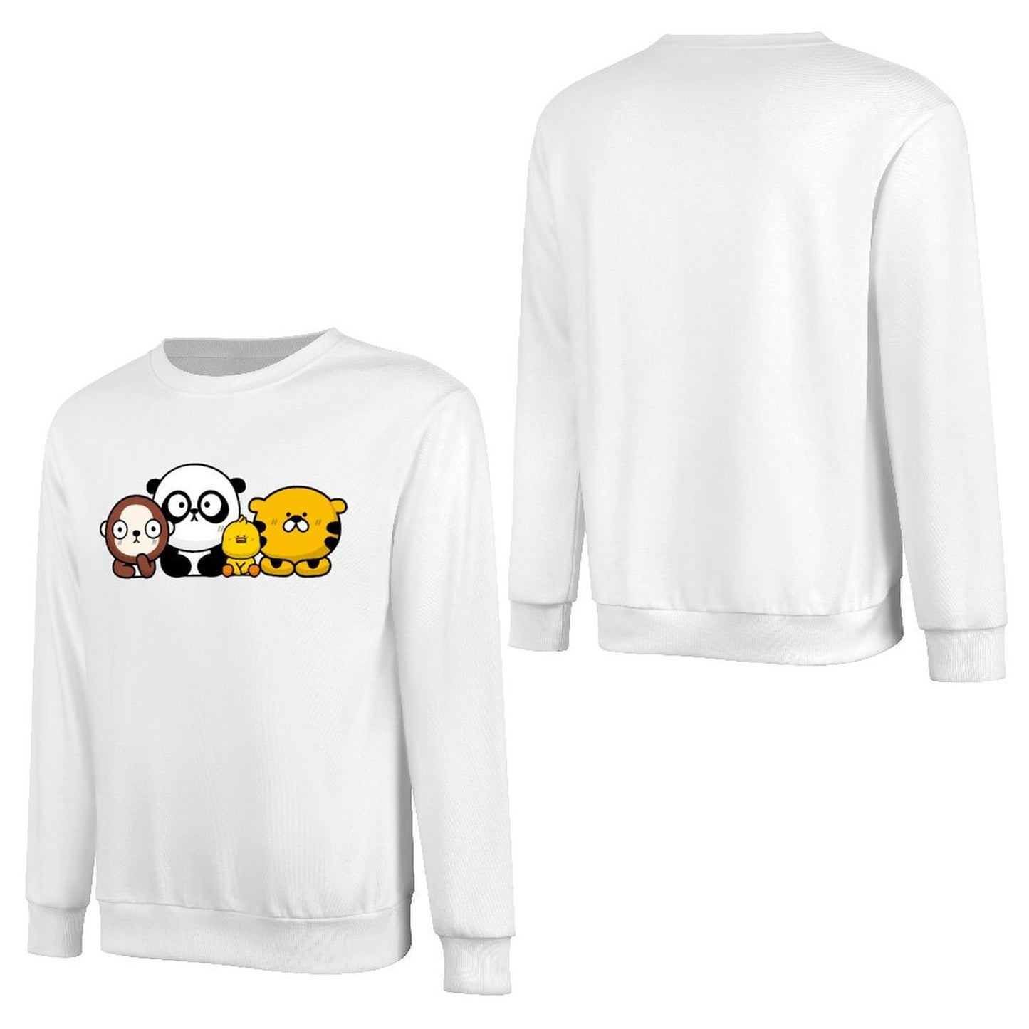 Front Patterned Long Sleeve TopSleek Everyday