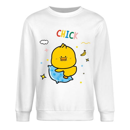 Front Patterned Long Sleeve TopHeavyweight Sport