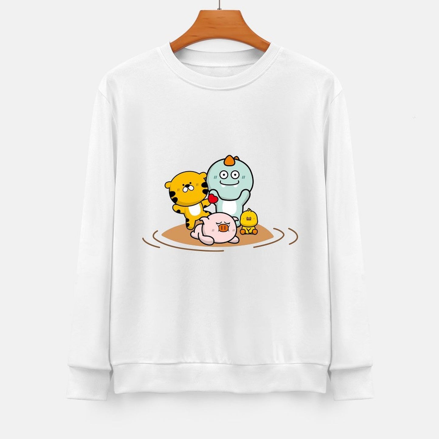 Front Patterned Long Sleeve TopEverydayTee Eco / Sustainable