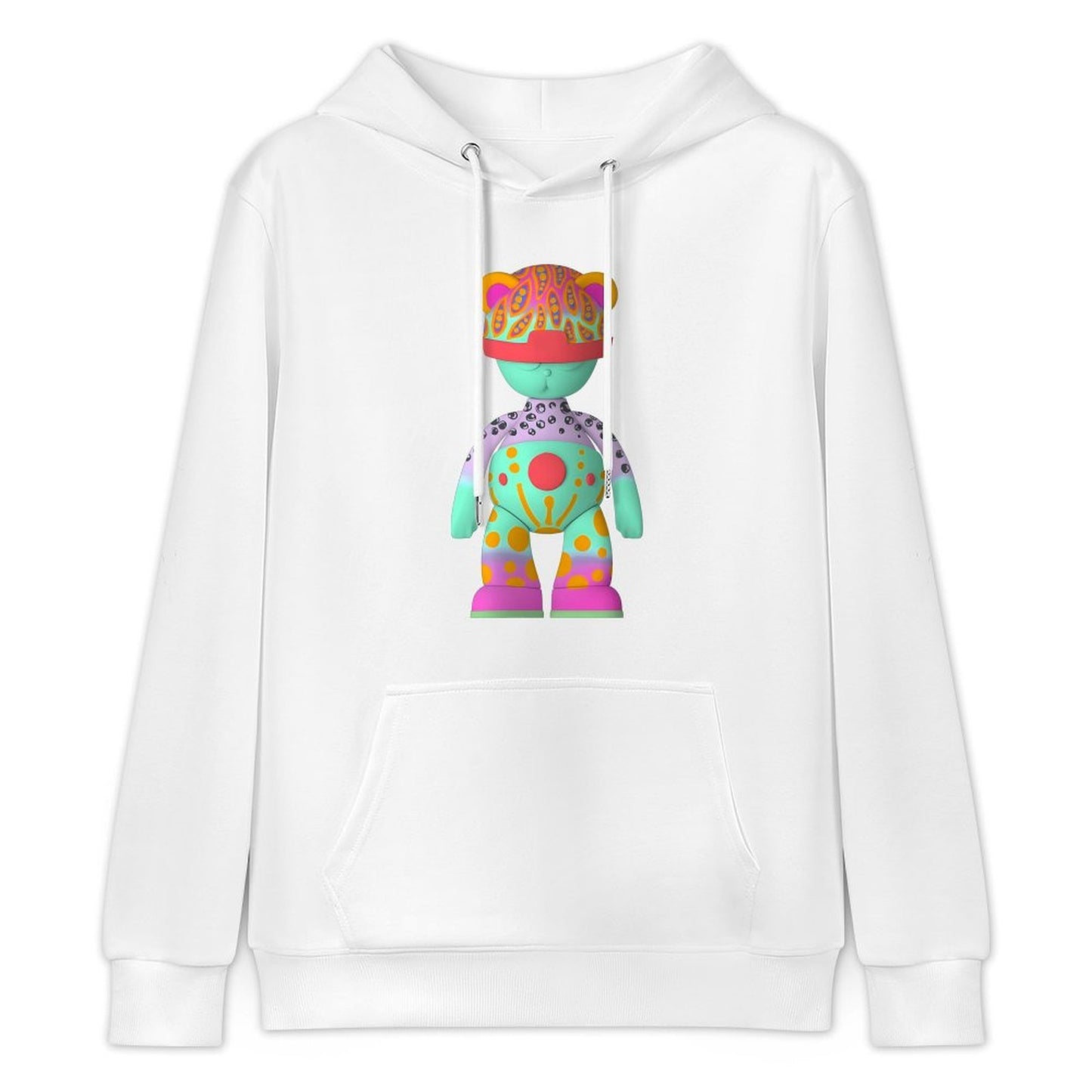 Hoodie Front PatternSimple Moisture-Wicking