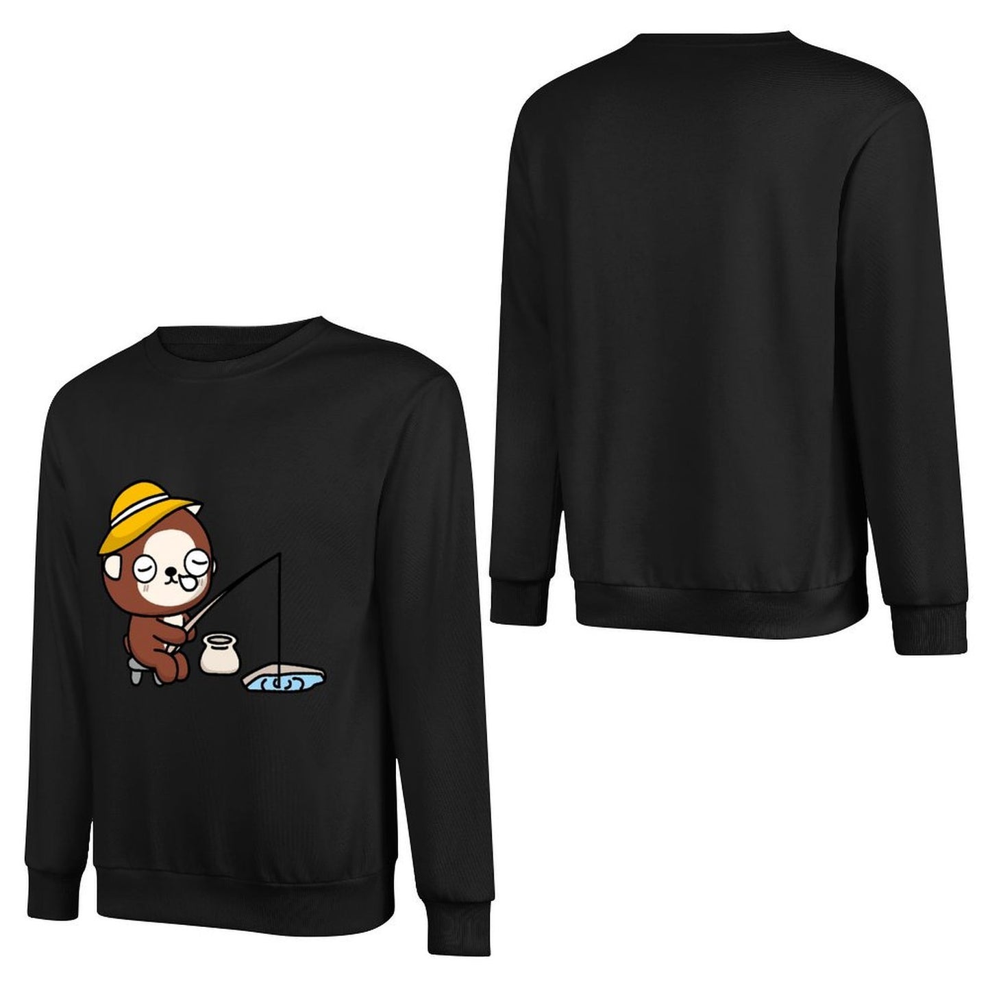 IPBR 250g Crew Neck Long Sleeve Sweatshirt Front GraphicCrew Neck Long Sleeve Sweatshirt4000223