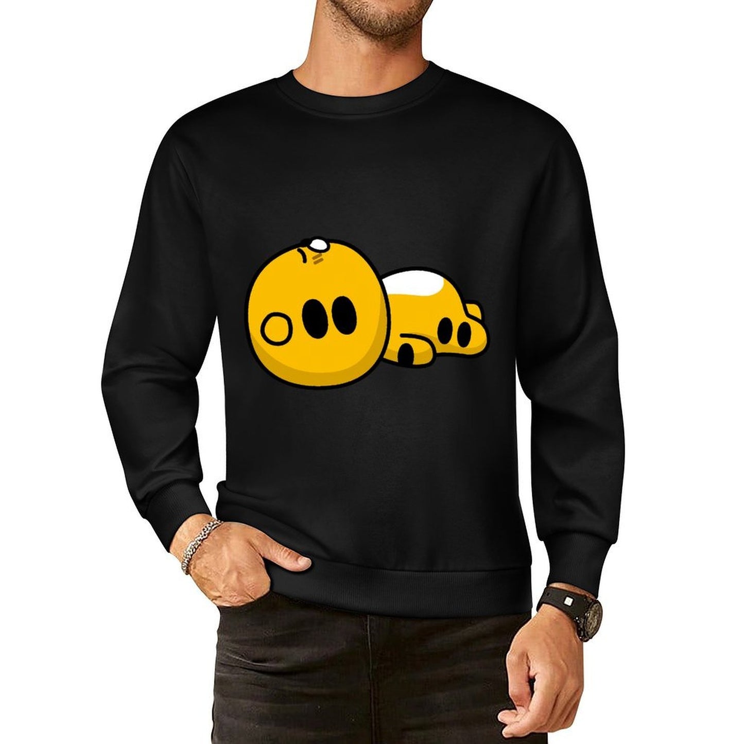 Front Patterned Long Sleeve TopSoftTouch Weekend