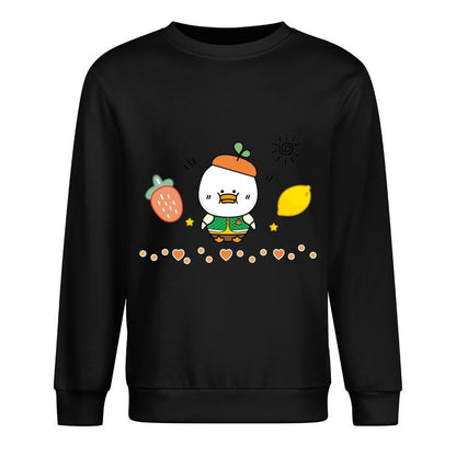 Front Patterned Long Sleeve TopIndoor ComfortFit